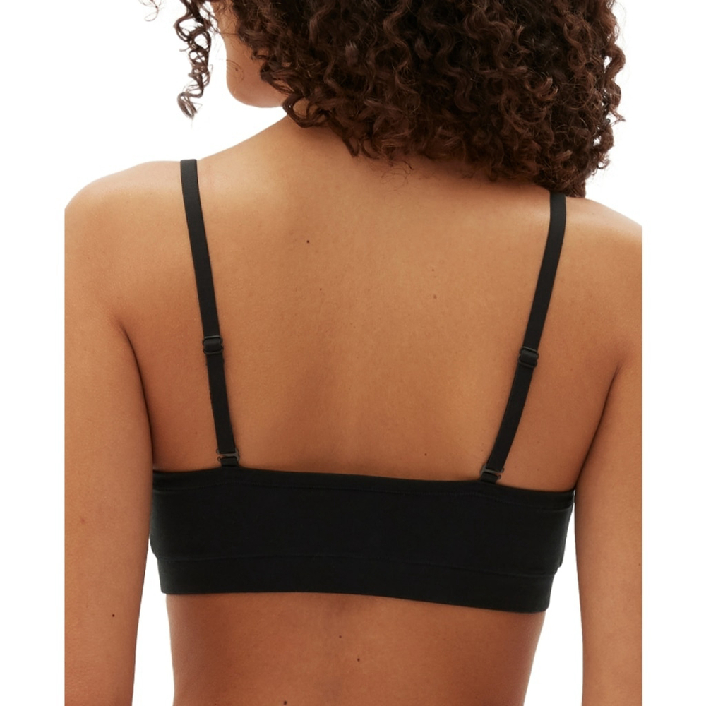 GAP GapBody Women's Large Black Breathe Full Coverage Bralette / Sports Bra NWT - Picture 2 of 7